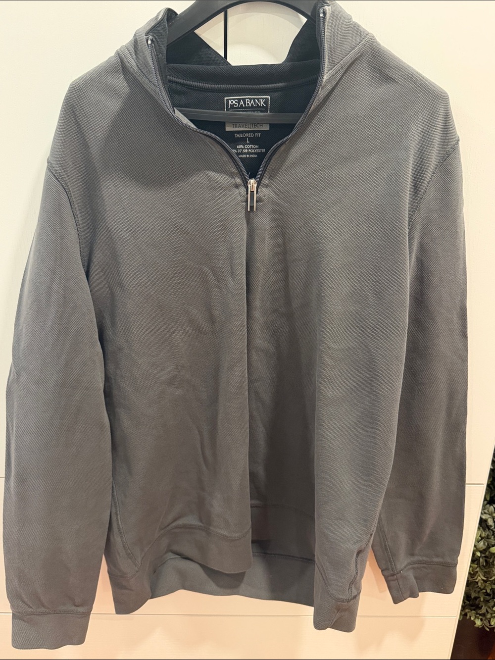 Jos. A. Bank Men’s Gray Quarter-Zip  Sweater